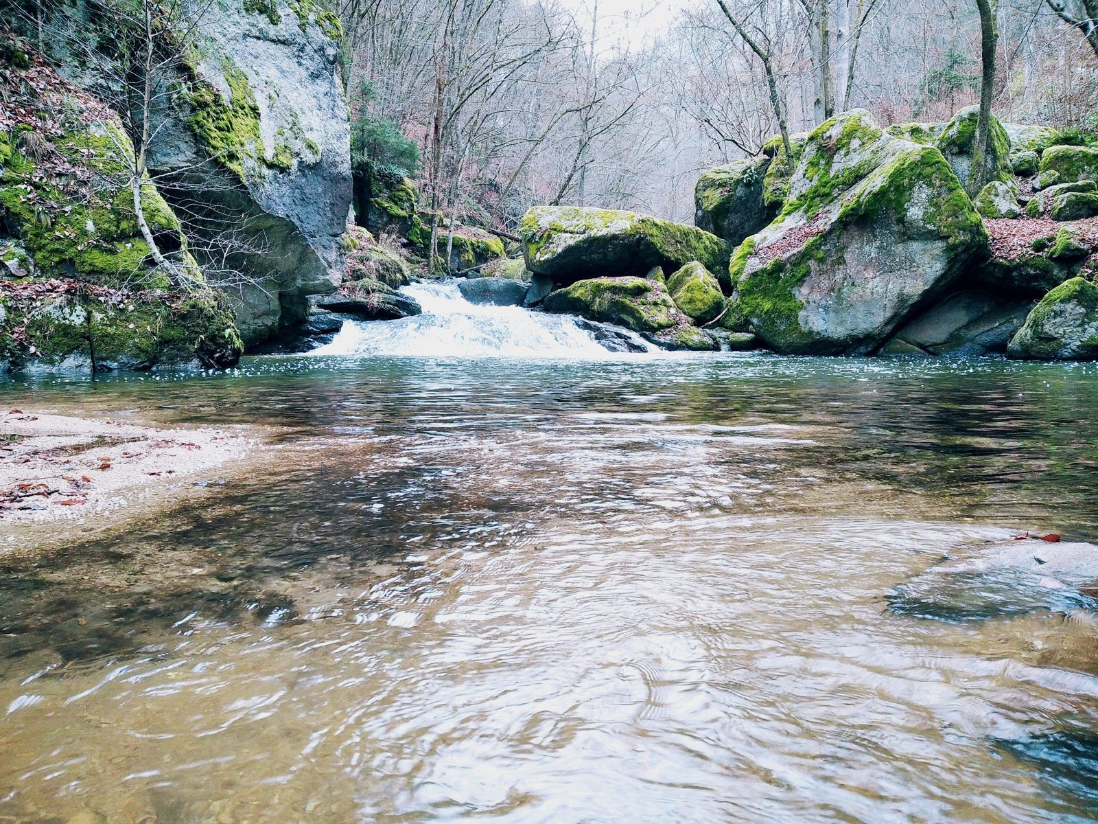 Ozarks river in summer